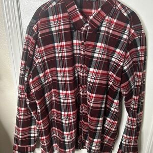 Lee Red and Black Plaid Shacket